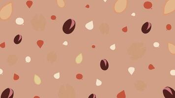 Cookie Popcorn Snack Background vector