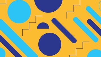 Colorful Geometric Abstract Background in Yellow vector