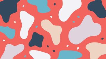 Red colorful abstract splash background vector