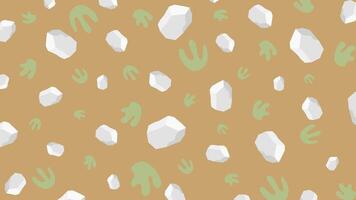 Abstract White Stones and Doodles Background vector