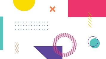 Modern Geometric Elements Background vector