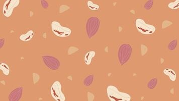 Raisin and Crunchy Mix Background vector