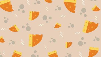 Cheddar Cheese Wedge Background vector