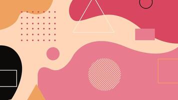 Abstract Organic Design in Warm Tones Background vector