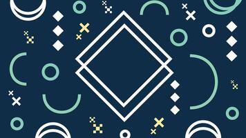 Dark Geometric Background with White Lines vector