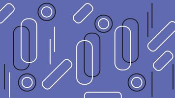Bold Blue Abstract Design with Capsules Background vector