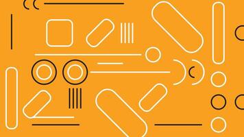Geometric Abstract Design with Capsules Circles vector