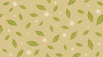 Nature Branches and Marks on Green Background vector