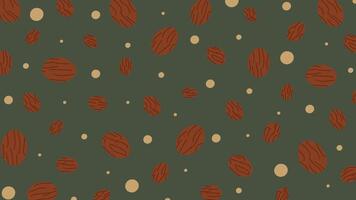 Bamboo Twigs and Marks on Cream Background vector
