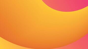 Abstract Fluid Wave in Pink and Yellow Background vector