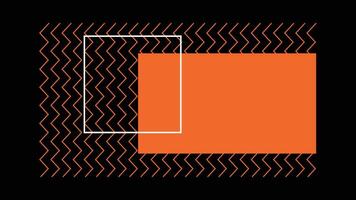 Modern Overlapping Circle Art on Black Background vector