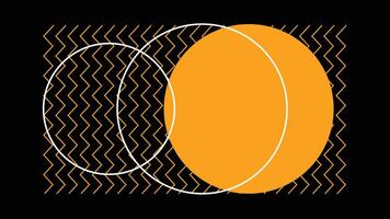 Bold Abstract Geometric with Overlapping vector