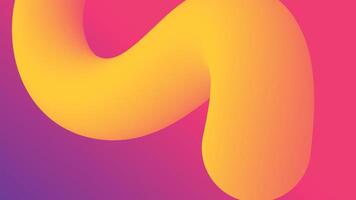 Bold Gradient Shape with Pink and Gold Background vector