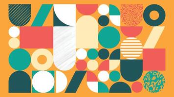 Dynamic Abstract Rounded Forms Background vector