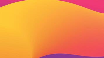 Orange and Pink Abstract Wave Form Background vector