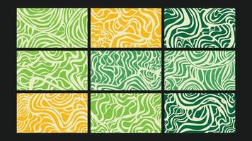 Creative Abstract Background Set vector