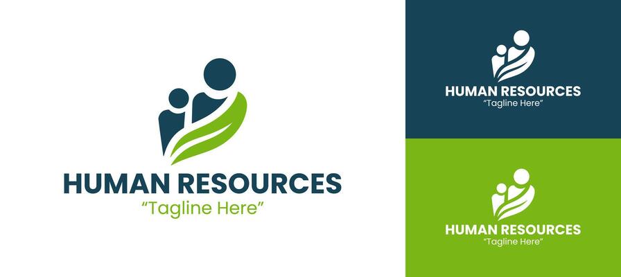 Creative Human Resources Logo for Employee Empowerment and Business Growth