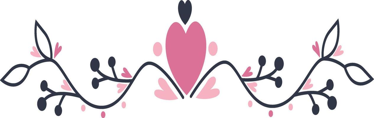 Romantic Divider Decoration in Simple Design,