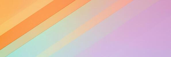 Abstract pastel gradient with diagonal stripes featuring orange, yellow, green, and purple tones creating a soft, colorful background photo