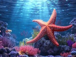 Age Old Stellar Watchman Circling Lush Seabed Groves photo