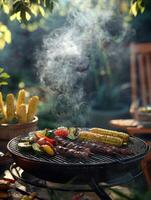Backyard Vegetable Barbecue Dish for Summer photo