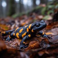 Bright Ecosystem Keeper Roaming Through Sunny Woods photo