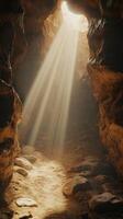 Carved Soil Cathedrals Illuminated by Shining Summer Light photo