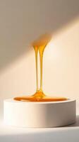 Artistic Food Arrangement with Abundant Liquid Honey Feature photo