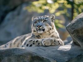 Elusive Mountain Cat Thriving in Extreme Conditions photo
