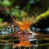 Exceptional Water Crown Pausing Warm Season Motion photo