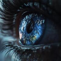 Eyes Pattern Capturing Essence Of Lush Summer Season photo