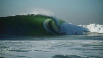 Exquisite Wave Patterns Shaping A Dreamy Surfers Summer photo