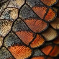 Finely Detailed Skin Patterns Providing Flawless Camouflage photo