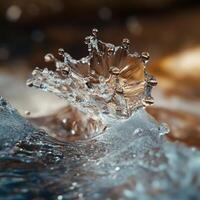 Fragile Ice Patterns Disappearing With Seasonal Heat photo