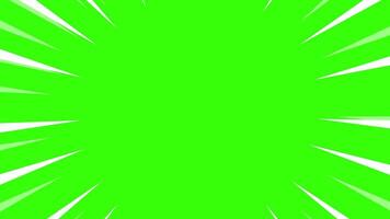White speed lines animation effect on green screen background. Stock transition with a viscous substances in 4K with alpha channel. Cartoon style 2D transition. video