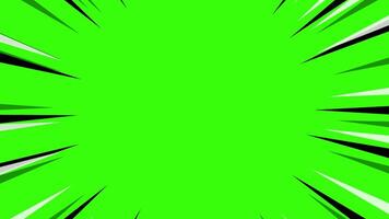 White and black speed lines animation effect on green screen background. Stock transition with a viscous substances in 4K with alpha channel. Cartoon style 2D transition. video