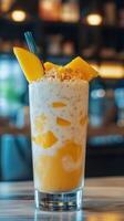 Mango and Sticky Rice Dessert Reimagined as Smoothie photo