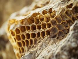 Mathematical Bee Workers Laboring for Golden Harvest photo