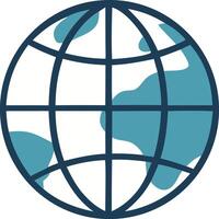 Earth Globe Illustration Ideal For Web Design And Print vector