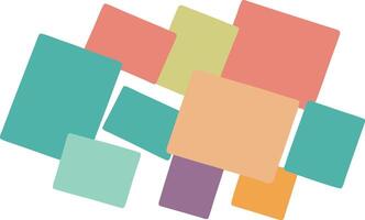 Abstract Background of Colorful Geometric Shapes and Modern Design vector