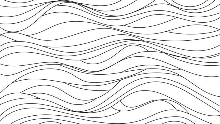 Hand Drawn Line Art Background