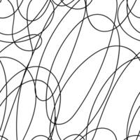 Hand Drawn Dynamic Scrawls Pattern vector