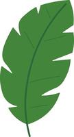Fresh Tropical Leaf Shapes in Flat Look vector
