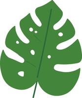 Simple Botanical Leaves with a Tropical Look vector