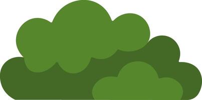 Nature Line Drawing of a Bush in Minimal Form vector