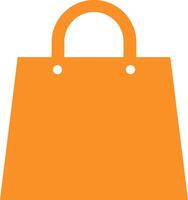 Flat Style Retail Bag Elements in Colorful Tones vector