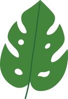 Flat Botanical Shapes with Tropical Vibe vector