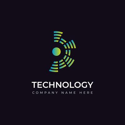 Technology minimal logo design