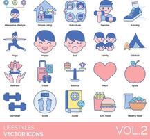 Lifestyle icons set, vol 2 vector