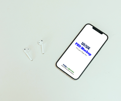 Mobile Phone Display Mockup UI Design psd